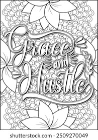 Motivational Quote Coloring Page for Adults. Inspirational Quote Coloring Page. Positive Vibes Coloring Page.