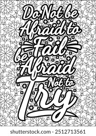 Motivational Quote Coloring Page. Inspirational Quote Coloring Page. Positive Vibes Quote. Mandala Quote Coloring Page.