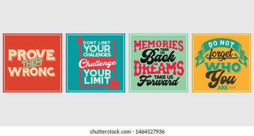 Motivational Quote Design.  Typography design to be used in every end products such as poster and t-shirt.