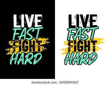 Motivational Quote Grunge Creative Vector Poster Typography, Black And White Background
