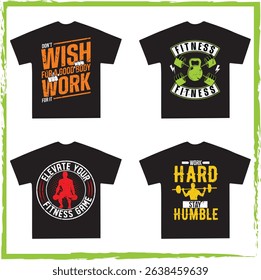 Motivational Quote for Gym T-Shirt | gym t-shirt design