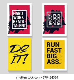 Motivational quote. Modern typography poster design. Vector