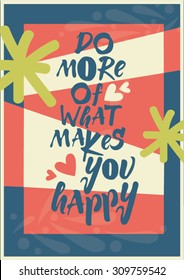 Motivational quote poster