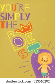 Motivational quote poster