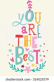 Motivational quote poster