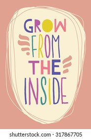 Motivational quote poster