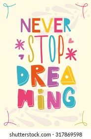 Motivational quote poster