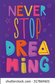 Motivational quote poster