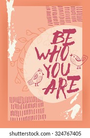 Motivational quote poster