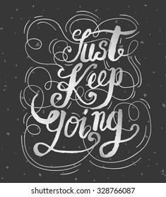 Motivational quote poster