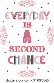 Motivational quote poster