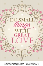 Motivational quote poster