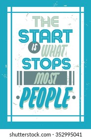 Motivational quote poster