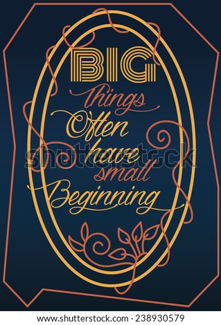 Motivational Quote Poster