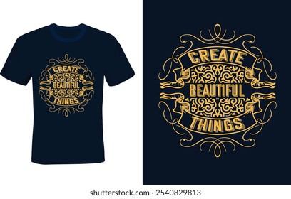 Motivational quote retro wavy t-shirt design vector
