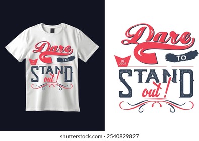 Motivational quote retro wavy t-shirt design vector