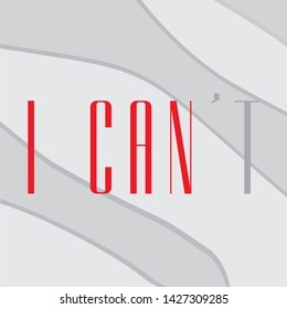 motivational quote - simple quote i can