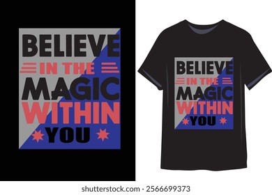 Motivational quote t shirt vector