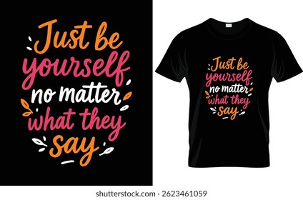 Motivational quote t-shirt design. Inspirational quote typography