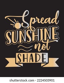 Motivational quote typography print vector design