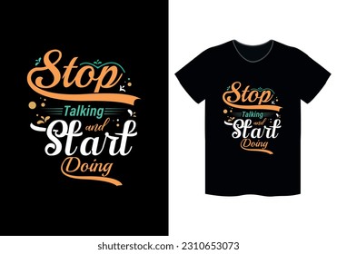 Motivational Quote typography t-shirt design, eye-catching Design Vector