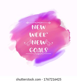 Motivational Quote,  with a  white background with a Pink scratches for For fashion shirts, poster, gift, or other printing press.Vector