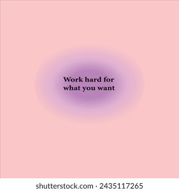 Motivational Quote Work Hard  Stock Photo 