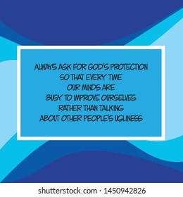 Motivational quotes about improving self quality and avoid talking about other people's ugliness.
