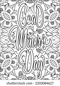 Motivational quotes coloring page for Adult. Inspirational quotes coloring page. Affirmative quotes coloring page. Positive quotes coloring page. Motivational swear word. Motivational typography.