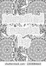 Motivational quotes coloring page for Adult. Inspirational quotes coloring page. Affirmative quotes coloring page. Positive quotes coloring page. Motivational swear word. Motivational typography.