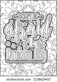 Motivational quotes coloring page. Inspirational quotes coloring page. Affirmative quotes coloring page. Positive quotes coloring page. Good vibes. Motivational swear word. Motivational typography.
