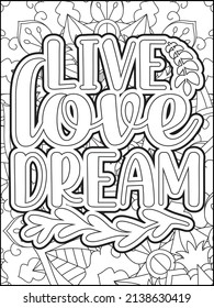 Motivational quotes coloring page. Inspirational quotes coloring page. Affirmative quotes coloring page. Positive quotes coloring page. Good vibes. Motivational swear word. Motivational typography.