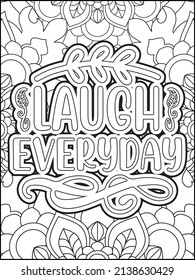 Motivational quotes coloring page. Inspirational quotes coloring page. Affirmative quotes coloring page. Positive quotes coloring page. Good vibes. Motivational swear word. Motivational typography.