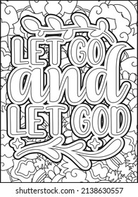 Motivational quotes coloring page. Inspirational quotes coloring page. Affirmative quotes coloring page. Positive quotes coloring page. Good vibes. Motivational swear word. Motivational typography.