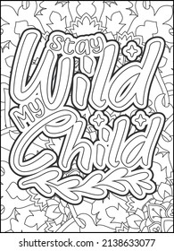 Motivational quotes coloring page. Inspirational quotes coloring page. Affirmative quotes coloring page. Positive quotes coloring page. Good vibes. Motivational swear word. Motivational typography.