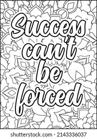 Motivational quotes coloring page. Inspirational quotes coloring page. Affirmative quotes coloring page. Positive quotes coloring page. Good vibes. Motivational swear word. Motivational typography.