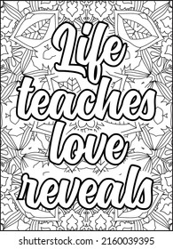 Motivational quotes coloring page. Inspirational quotes coloring page. Affirmative quotes coloring page. Positive quotes coloring page. Good vibes. Motivational swear word. Motivational typography.
