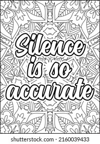 Motivational quotes coloring page. Inspirational quotes coloring page. Affirmative quotes coloring page. Positive quotes coloring page. Good vibes. Motivational swear word. Motivational typography.