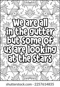 
Motivational quotes coloring page. Inspirational quotes coloring page. Affirmative quotes coloring page. Positive quotes coloring page. Good vibes. Motivational swear word. Motivational typography.