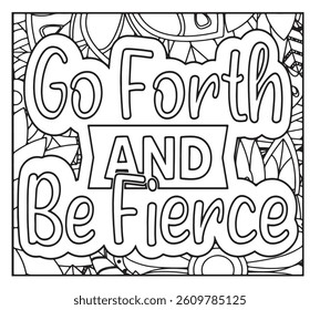 Motivational Quotes Coloring Pages For Adutls