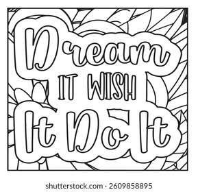 Motivational Quotes Coloring Pages For Adutls