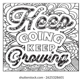 Motivational Quotes Coloring Pages For Adutls