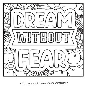 Motivational Quotes Coloring Pages For Adutls