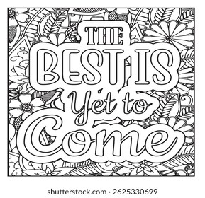 Motivational Quotes Coloring Pages For Adutls