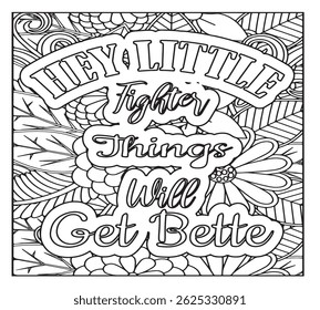 Motivational Quotes Coloring Pages For Adutls
