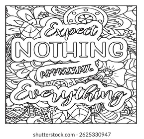 Motivational Quotes Coloring Pages For Adutls