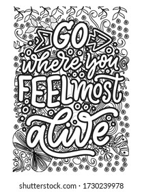  motivational quotes coloring pages design .inspirational words coloring book pages design.