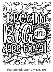 motivational quotes coloring pages design .inspirational words coloring book pages design.	