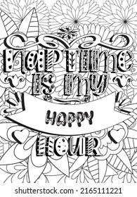 motivational quotes coloring pages design .inspirational words coloring book pages design.