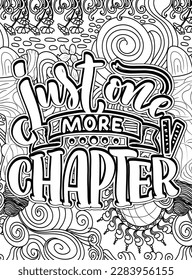 motivational quotes coloring pages design. inspirational words coloring book pages design. Book Reading Quotes Design page, Adult Coloring page design, anxiety relief coloring book for adults